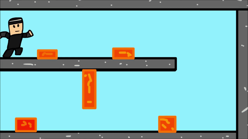 Internal Pod escaping through lava obstacles Internal Pod escaping through lava obstacles
