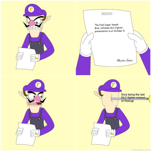 A Blade In The Face For Waluigi A Blade In The Face For Waluigi